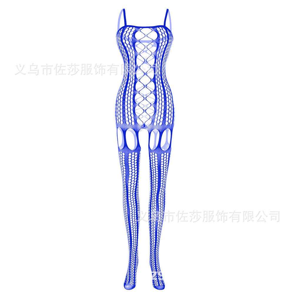 New women's jacquard one-piece netsuit, suspenders, pantyhose, hollow shoulder straps w