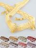 12M Tassel Fringe Trim Pumpkin Crystal Beaded Ribbon Sewing Curtain Lace Materia Bead Drapery Sewing Textile Decoration