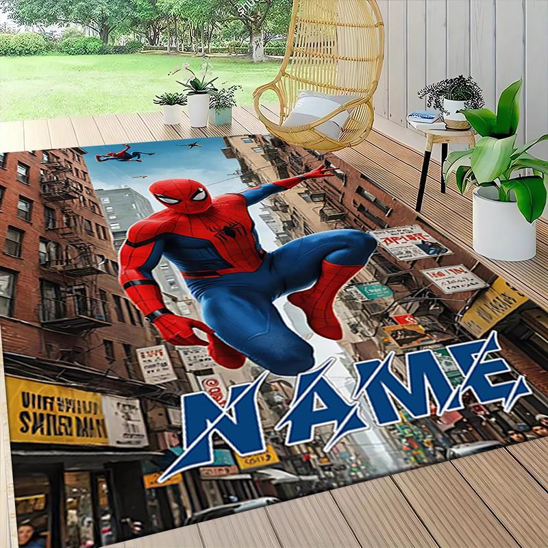 Custom Name "Spider-Man: Urban Legend" Carpet Rug Customizable Soft Washable Anti-Slip Home Living Room Sofa Mats Personalized Rug. 0909345