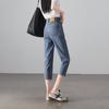 SOFSIL Women's High-Waisted Cropped Denim Jeans