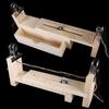 Knitting with Clamps Jigs Wristband Maker Bracelet Weaver Tool Rope Fixing Tool Rope Braiding Tool