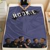 1PC THE ROOKIE Patterned Flannel Blanket Suitable For All Seasons for Home Decor Warmth and Comfort Gifts Holiday Present