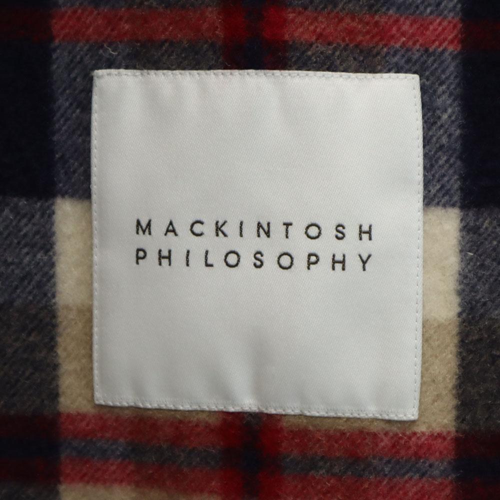 MACKINTOSH PHILOSOPHY Made in Japan by Sanyo Shokai Urethane resin processing Stainless collar coat Men's Used