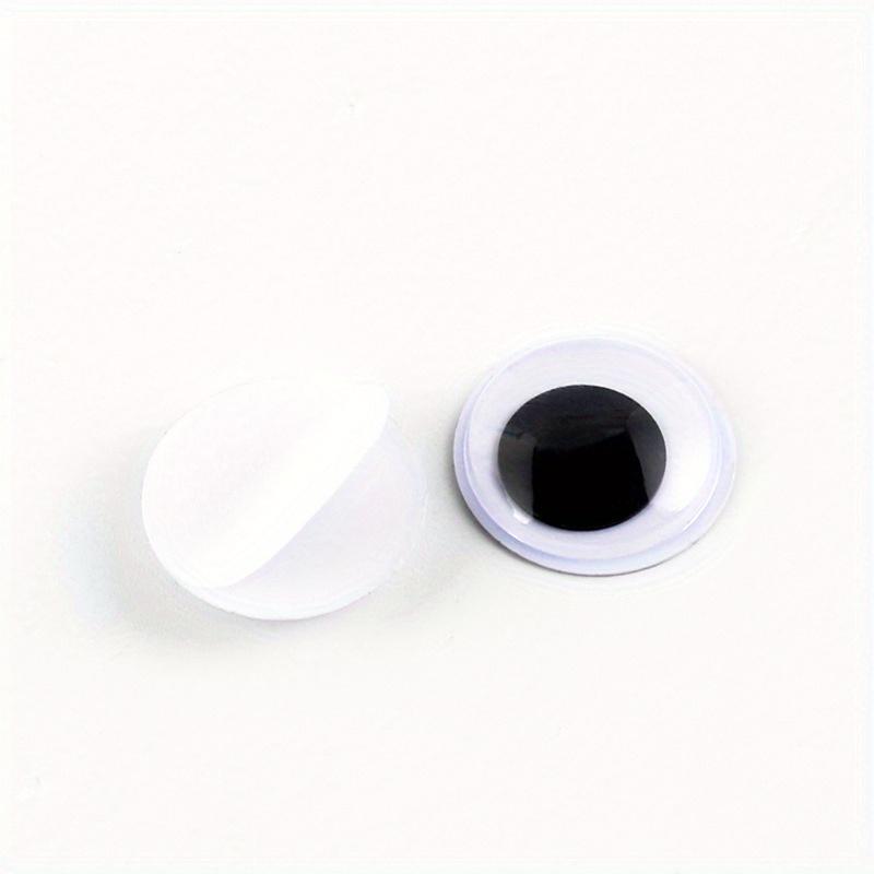 300Pcs/Box DIY Wiggly Googly Eyes Stickers Black White Color Self-Adhesive Doll Eye DIY Craft Supplies