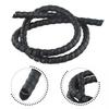 Black Length 6 6 Feet Wire Protector for Hydraulic Hose Cable Management Tube