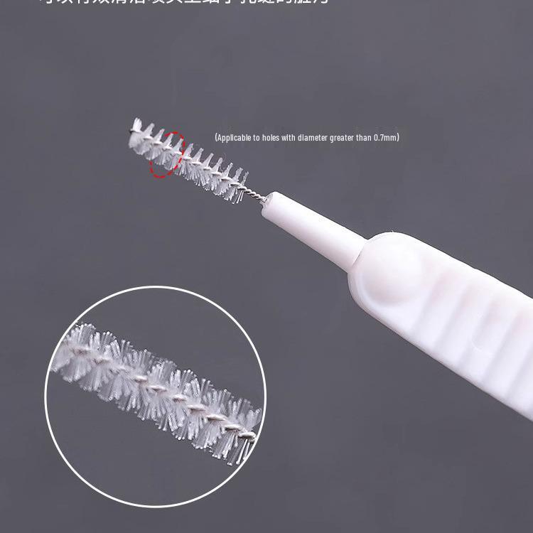 Shower & Phone Crevice Cleaning Brush - Multi-Purpose Anti-Clogging Tool