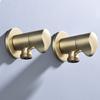 High Temperature Pressure Resistant Angle Valves Easy Installation Standard G1/2 Thread Leak Proof Valves for Plumbing