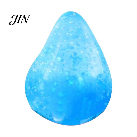 Water Drop Stress Relief Toy Toy, Anxiety Reduction Waterdrop Sensory Clear Pinch Fidget Portable Decompression Ball Hand Therapy