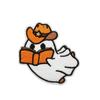Halloween Cat Ghost Embroidery Cloth Sticker Holiday Decoration Flowers Witch Embroidery Chapter A Piao Bicycle Patch Sticker