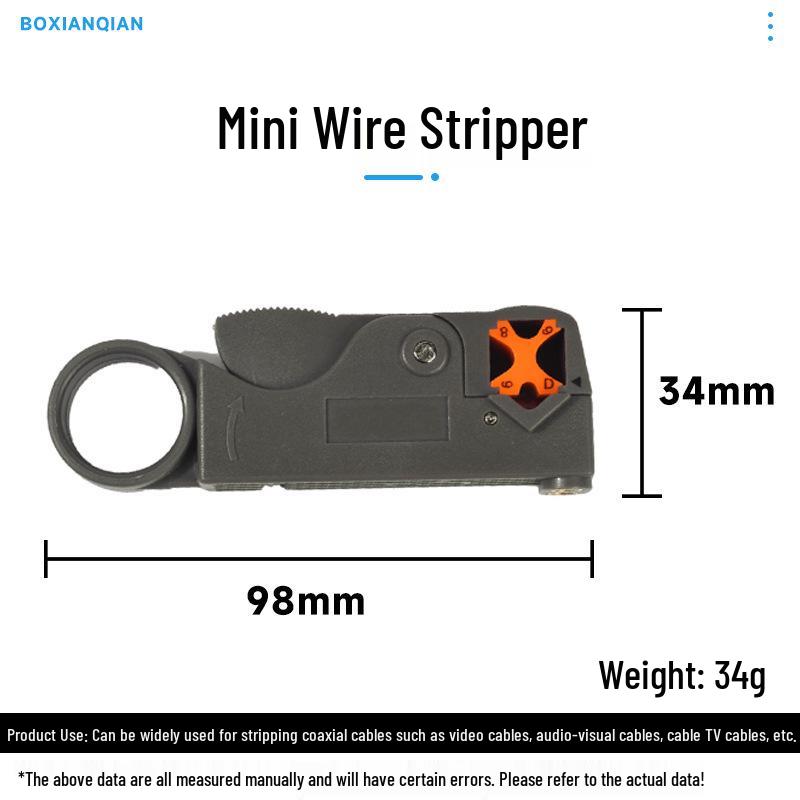 Adjustable Multifunctional Duckbill Wire Stripper and Crimping Pliers for Electricians