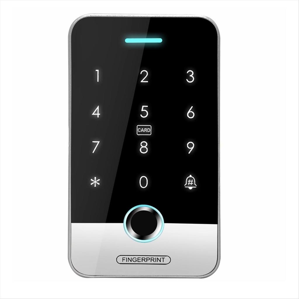 NFC Tuya Access Control Fingerprint Keypad 125K RFID 13.56M IC Standalone Access System Door Opener Card Reader Unlock