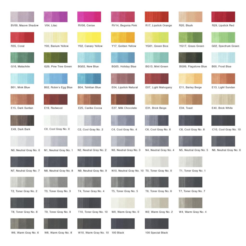 Too Copic Classic Set B 72-Color