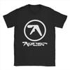 Aphex Twin T Shirt for Men Pure Cotton Vintage T-Shirts Crew Neck Tees Short Sleeve Clothing Birthday Gift