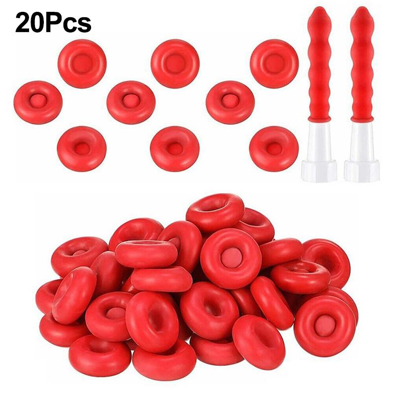 

10 шт. Колпачок для герметика, наконечник для клея для стекла, уплотнительная крышка, защитная крышка для горловины бочонка с клеем, красная крышка для экономии герметика, колпачок для сопла пистолета для герметика