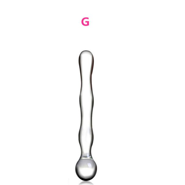 1PC Crystal Glass Dildos Masturbator Realistic Dildo Penis Large G-spot Anal Butt Plug Adult Sex toys for Woman Female Sold