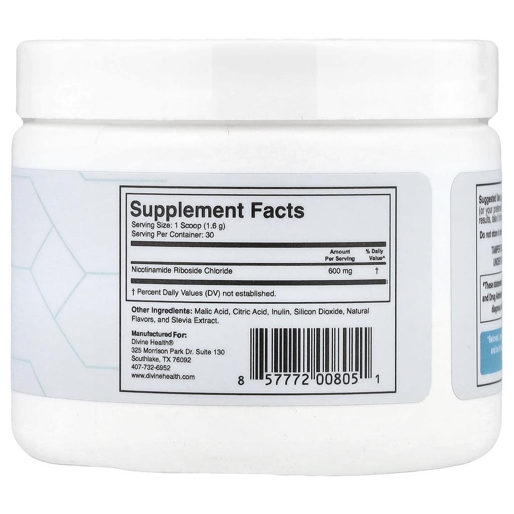 Divine Health, Dr. Colbert MD, NAD+, Lemon Lime, 1.69 oz (48 g)