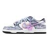 Dunk Dreamy Bubble Abrasion Resistant Low Top Skateboard Shoes Unisex Purple White HF5441-100(Team773-1)