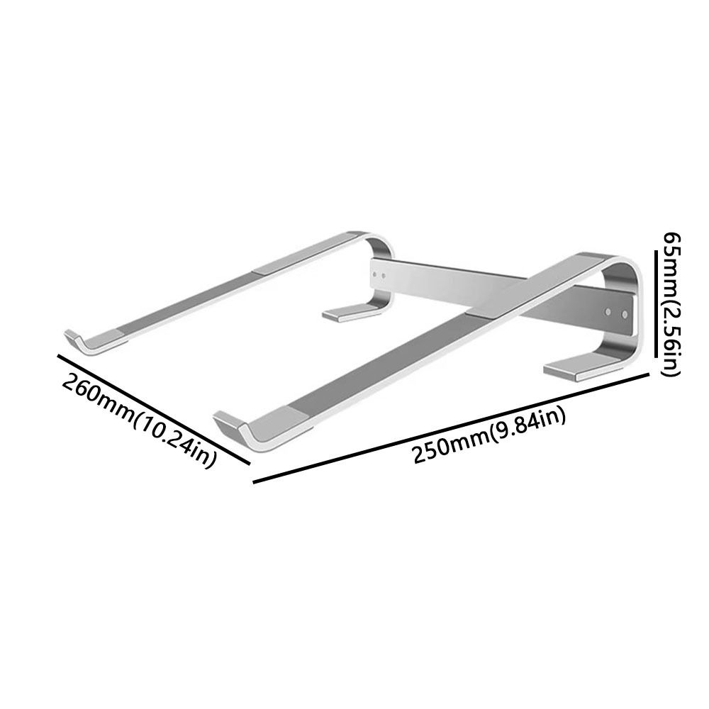 Ergonomic Notebook Support Aluminum Zinc Zinc Alloy Computer Stand Laptop Stand  Home Workspace
