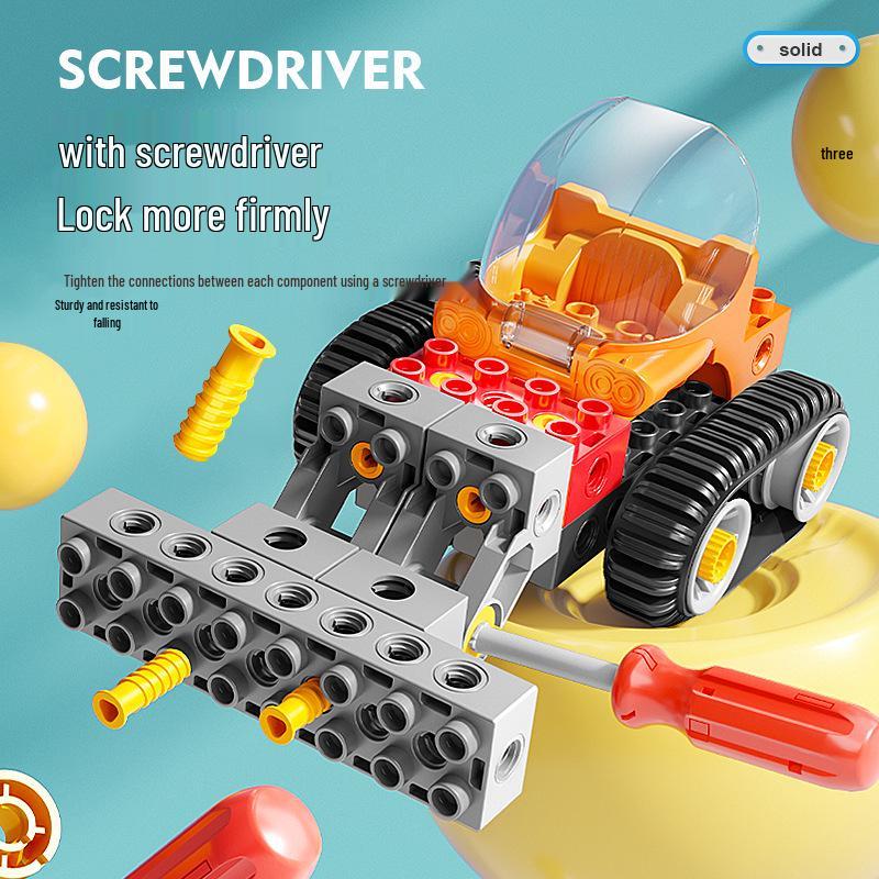 Feile Large Particle Gear Linkage Motor Remote Control Building Blocks for STEM Education