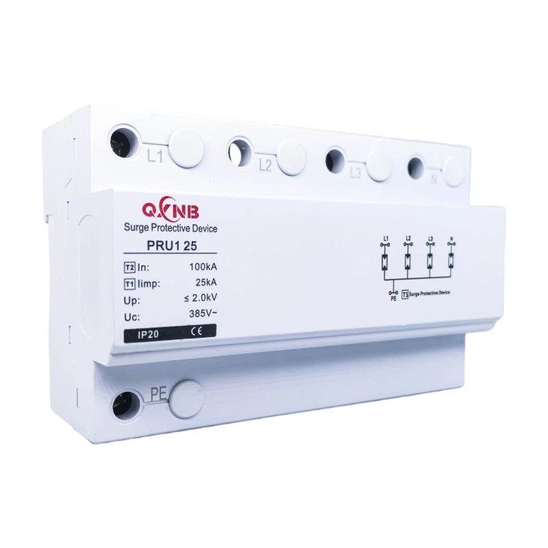 

25KA Surge Protector T1, 4P Switch Type, First-Level Protection 25kA 4P 420V