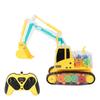 2.4GHz Remote Control Excavator Toy Light Up Simulation Sound Transparent Gear Full Function RC