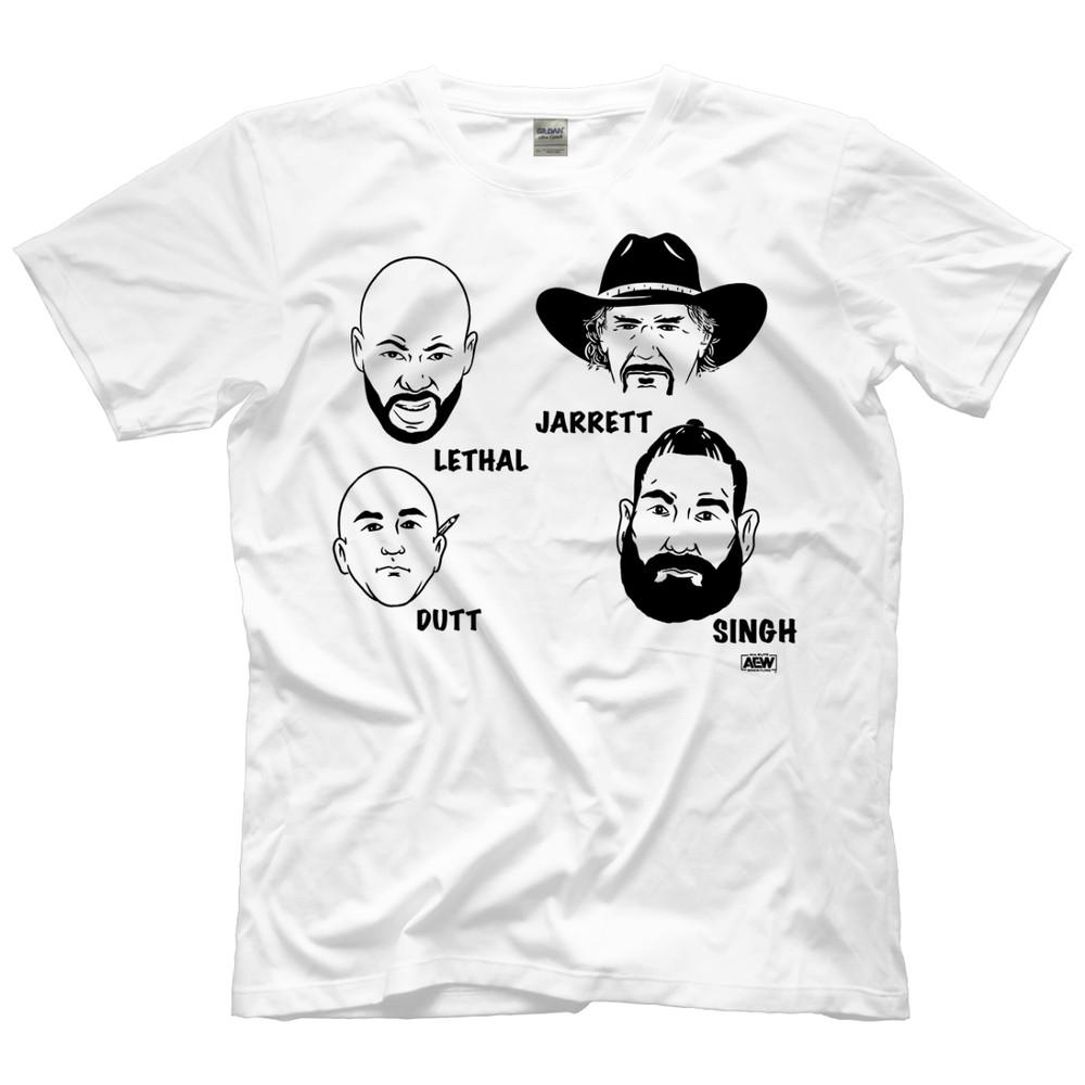 Sonjay Dutt  The 4 Faces of Evil AEW Official TShirt Unisex T-Shirt S