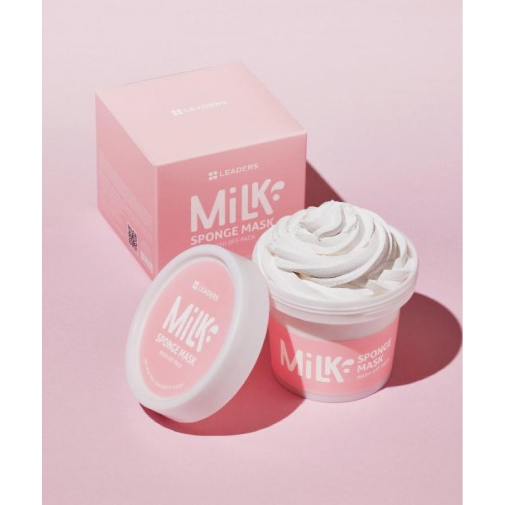Leaders Cosmetics Leaders Молочная губчатая маска 100 г FREE