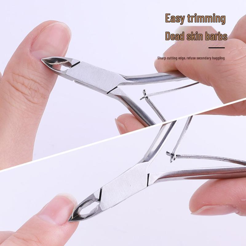 Cuticle Nippers: Q02 Manicure Scissors for Easy Dead Skin Removal