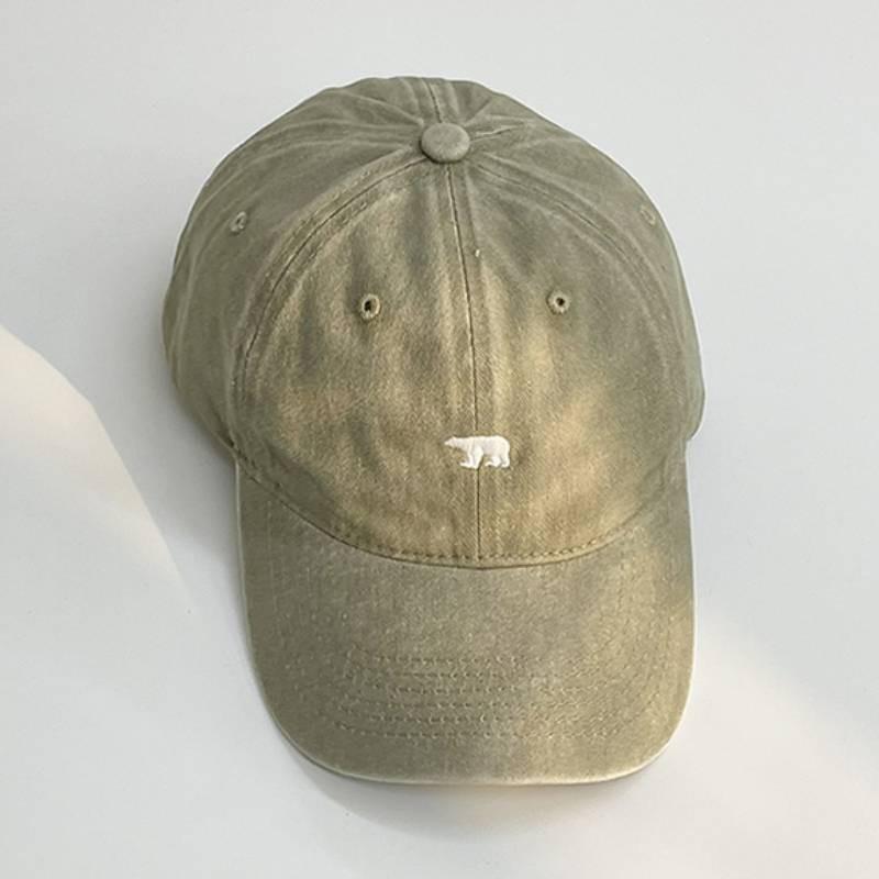 Chic Retro Pink Washed Cotton Duckbill Cap With Embroidery Perfect For Spring And Summer Outdoor Activities