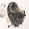 Summer Ventilate 85*180cm Luxury Ladies Soft Women Viscose Scarf Female Cotton Linen Feeling Shawl Tassel Muslim Hijab
