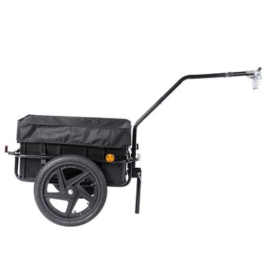 70L Cargo Trailer Bike Bicycle Trolley Cart Handle Carrier with Cover