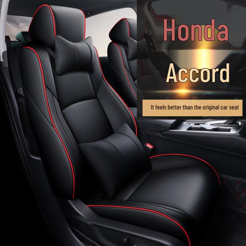 XM Чехол на спортивное сиденье из натуральной кожи на заказ для Accord десятого поколения - Подушка на все сезоны