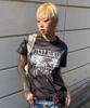 THEVINYLHOUSE Eyes Down Tee Charcoal