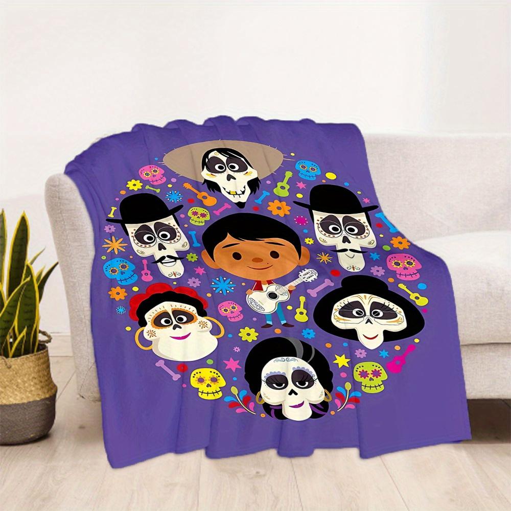 1pc, Disney Coco Miguel Family Blanket Throw Blanket for All Seasons, Living Room, Outdoor Blankets, Travel, Camping