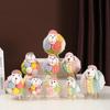Cute Mini Wool Lamb Figurines Soft Felt Sheep Ornaments for Cake Topper Birthday Party Desktop Home Decor