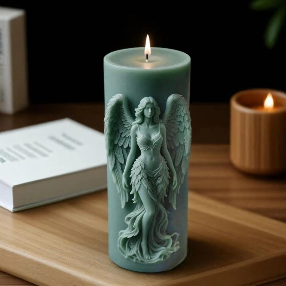 Silicone Resin Mould Wing Angel Relief Clay Making Tool New Plaster Mold  Home Decor