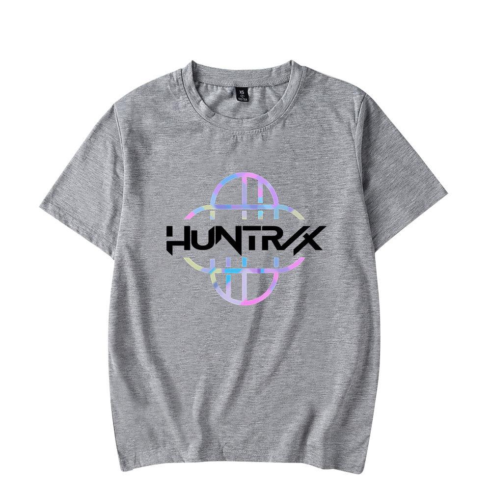 Anime KPop Demon Hunters Huntrix Tshirt Men Women Fashion Cotton T Shirt Summer Unisex Crewneck Short Sleeve  Streetwear Tees