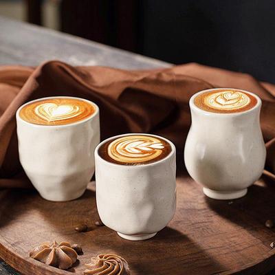 Tazza da Espresso Minimalista in Ceramica con Macchie Metalliche - Tazza per Acqua/Cola di Grande Capacità