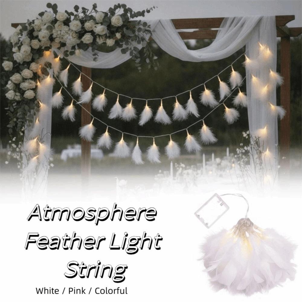 Decoration Lights Feather Led String Light Multi-Color Christmas Decorations Thanksgiving