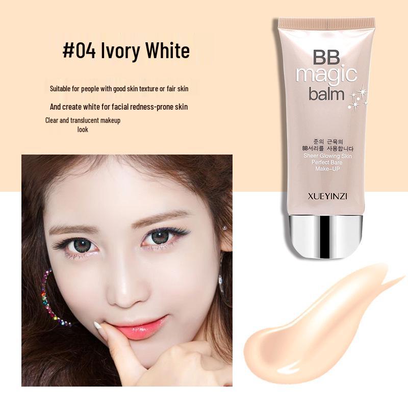 Snow Cherry Blossom Brightening BB Cream: Concealer, Moisturizing, Oil Control, Skin Tone Corrector, Long-lasting, 60ml