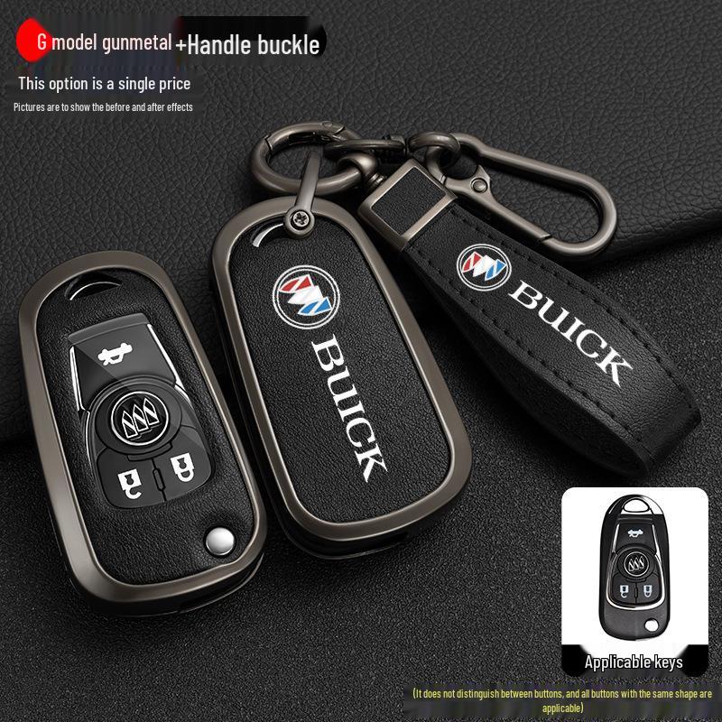 2022 Buick Enclave 652T Pokrowiec na kluczyk - Ochronne metalowe etui dla mężczyzn i kobiet