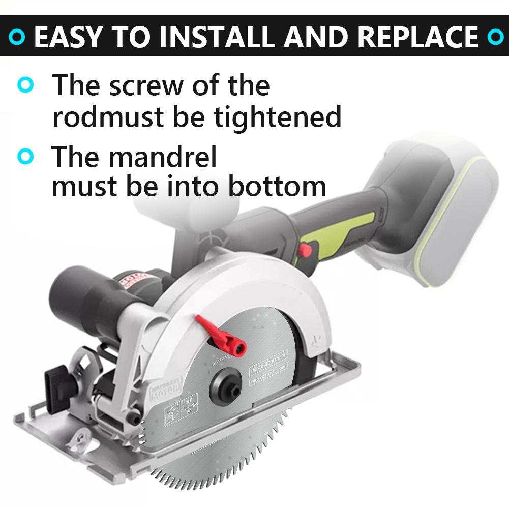 CMCP 85x10/15mm 80T Mini Disc de Ferăstrău Circular Disc Electric de Tăiere Disc pentru Tăiere Lemn/Metal Accesorii Scule Electrice