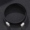 Trendy Multilayer Leather Men's Jewelry Silver Metal Clasp Simple Leather Rope Bracelet For Male Gifts BB1061