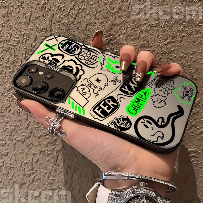 Street Classic Graffiti Print Case For Samsung Galaxy S20 S21 S22 S23 S24 S25 Ultra Plus FE A55 A54 A15 A35 A34 A35 A53 Cover