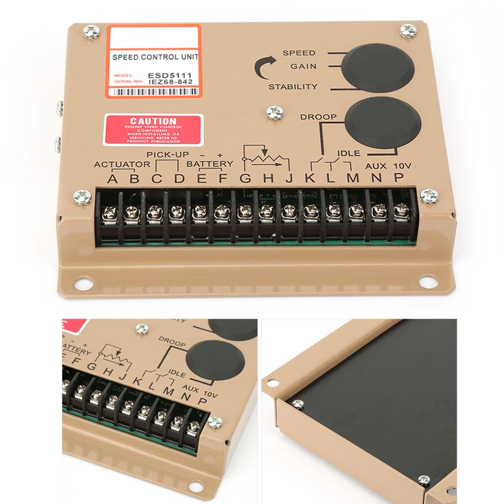 ESD5111 Generator Electronic Engine Speed Controller Adjustable Motor Speed Regulator Board