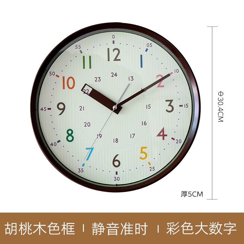 

Aesthetic Interior Wall Clock Fashion Silent Creative Simple High Quality Clock Wall Romantic Design Reloj De Pared Decor (as the picture,12 inches)