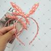 Polka Dot Hairband Ribbon Pink Headband