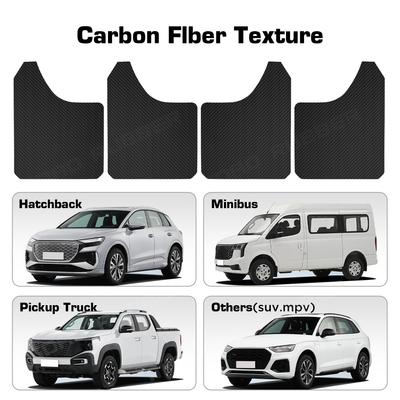 Mudguards Front Rear Set Universal Mud Flaps Splash Guards Mudflaps Car Auto Hatchback MPV Van SUV Pickup Wagon Minibus