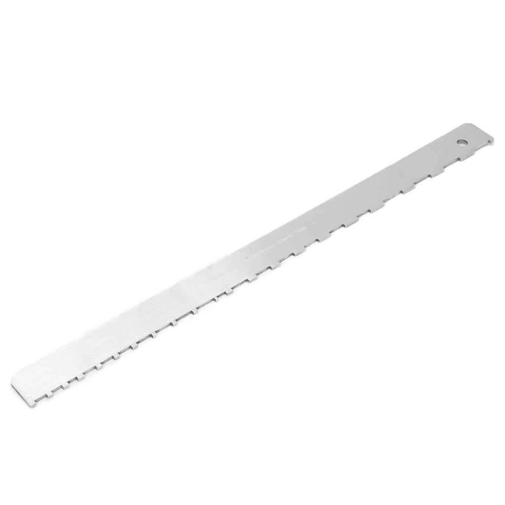 Guitar Neck Notched Ruler Aluminum Music Instrument Accessories for Electric Folk BassM02833