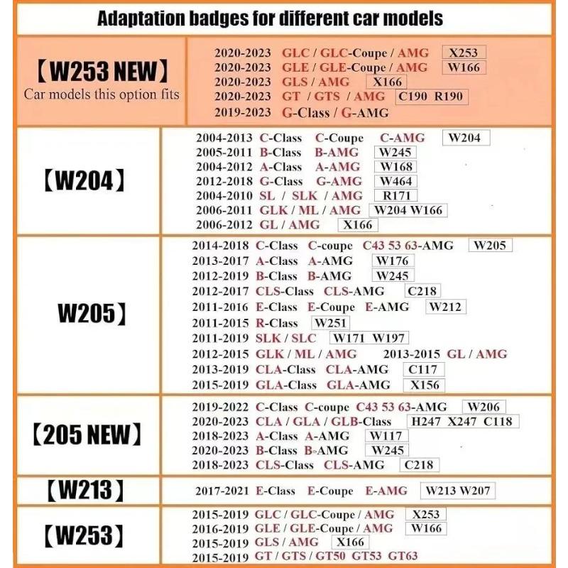 Pro Mercedes Benz LED Světelný Znak Přední Mřížka Hvězda Osvětlené Logo Bílá Modrá Červená Odznak W204 W205W213W253W166W176
